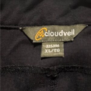 Cloudveil Black convertible pants XL
